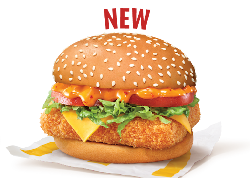 McSpicy Deluxe Paneer Burger