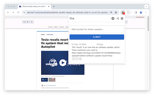 Vox screenshot 1