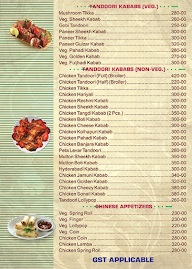 Vijay Sagar menu 6