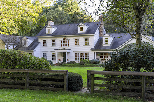 Prestige property for sale in Burlington (United States) - White house, garden, wooden fence