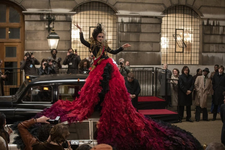 One of Jenny Beavan's spectacular costume designs for the Disney film 'Cruella'.