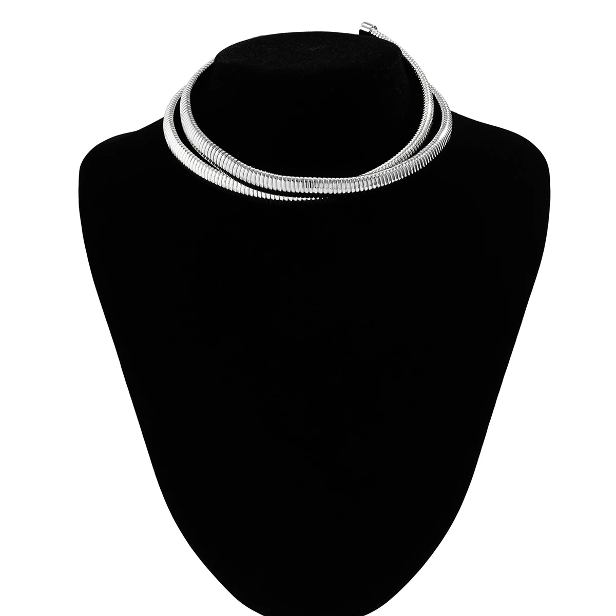 Title 20, Collier serpent en métal tendance pour femmes, ...