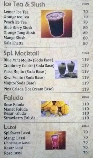 Shambhu's Coffee Bar menu 1