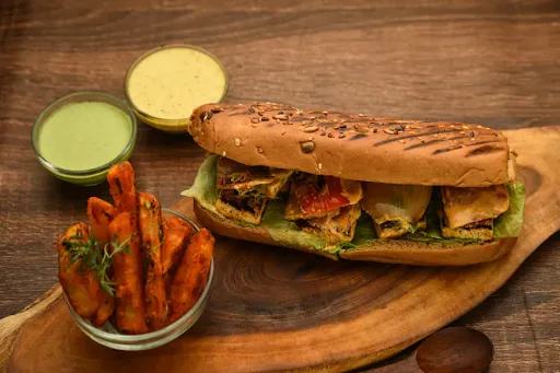 Paneer Tikka Grilled Sandwich