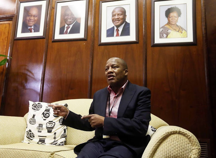 Jackson Mthembu during an interview on September 22 2016 after being appointed the ANC's parliamentary chief whip.