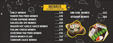 Momo Delights menu 