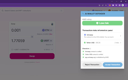 AI Wallet Defender