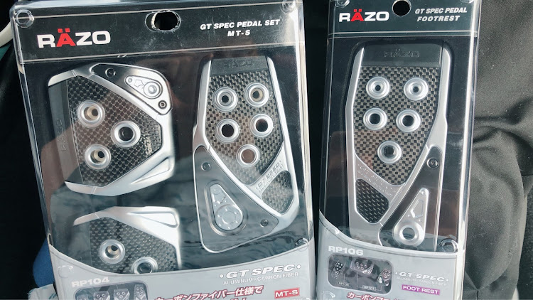 MR2のRAZOアルミペダル・アルミペダル・レッドメモリー・DIYに関するカスタム事例の投稿画像1枚目