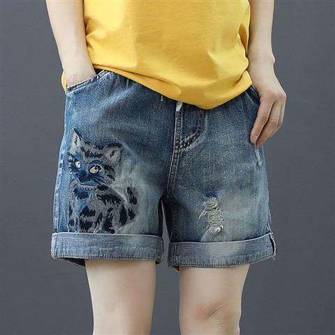 Title 1, Tube Loose Casual Retro Curled Embroidery Top. ...
