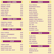 Hotel Yuvraj menu 2