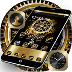 Cover Image of Скачать Golden Black Deluxe Gear Theme 1.1.2 APK