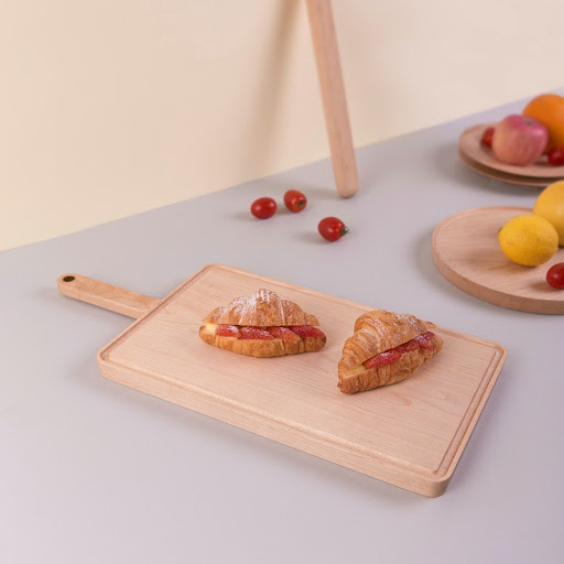Title 7, Wooden Chopping Board Bread Board Kitchen Chopp...