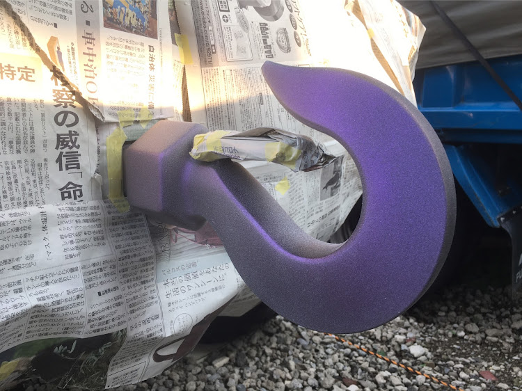 H2のハマー・H2・ペイント・DIY・ラメ塗装に関するカスタム事例の投稿画像6枚目