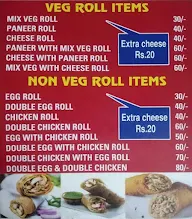 Kolkata Famous Kati Rolls menu 1