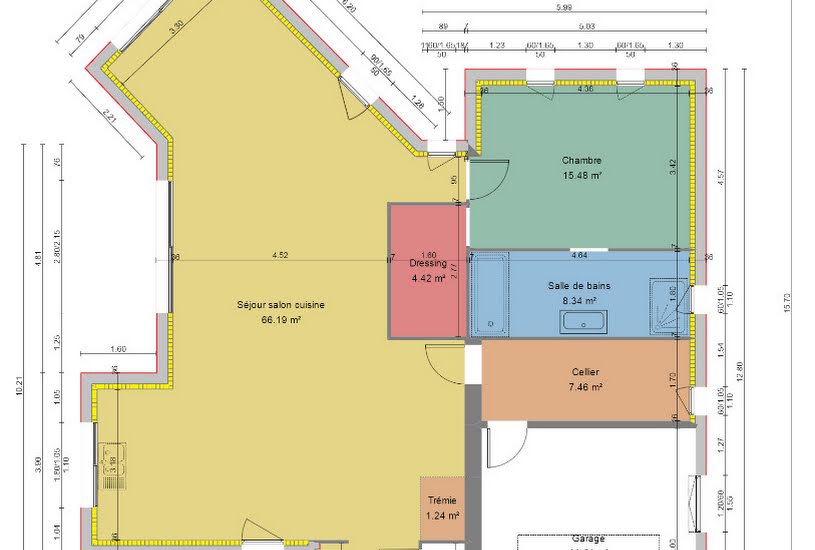  Vente Terrain + Maison - Terrain : 399m² - Maison : 135m² à Moncé-en-Belin (72230) 