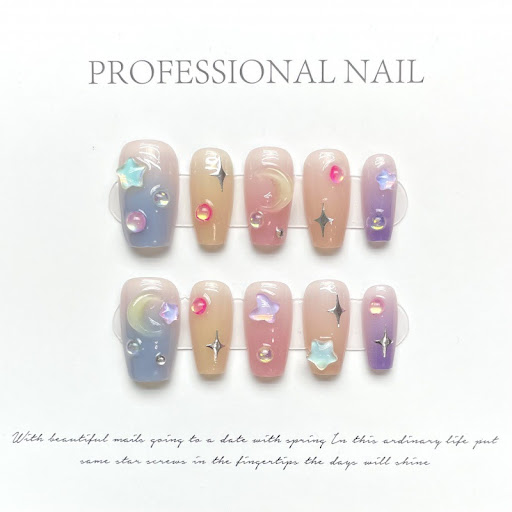 Title 6, Handmade Summer Sweet Bean Nail Enhancement. Ge...