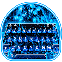 Herunterladen Blue Fire Flaming Keyboard Theme Installieren Sie Neueste APK Downloader