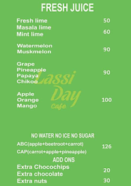 Lassi day cafe menu 4