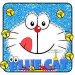 Cover Image of Baixar Glitter Blue Cat Diamond APUS Theme 42.0.1001 APK