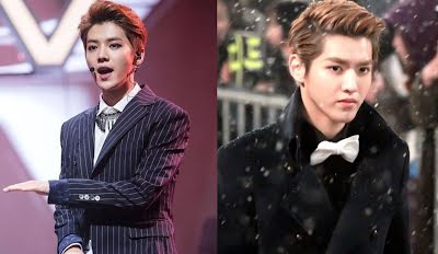 Chinese singer and actor Kris Wu or Wu Yifan attends a conference