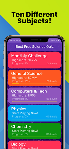 Screenshot Ultimate Science Quiz 2023