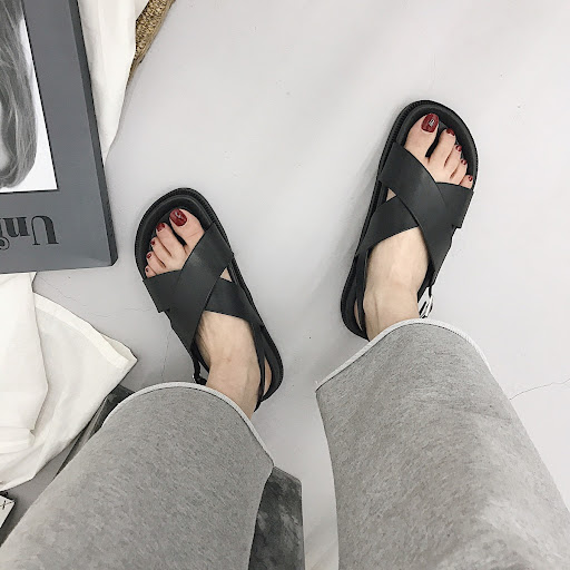 Title 1, Korean student sandals, summer, school wind wil...