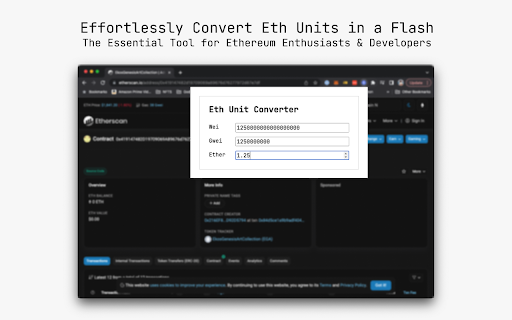 Eth Unit Converter