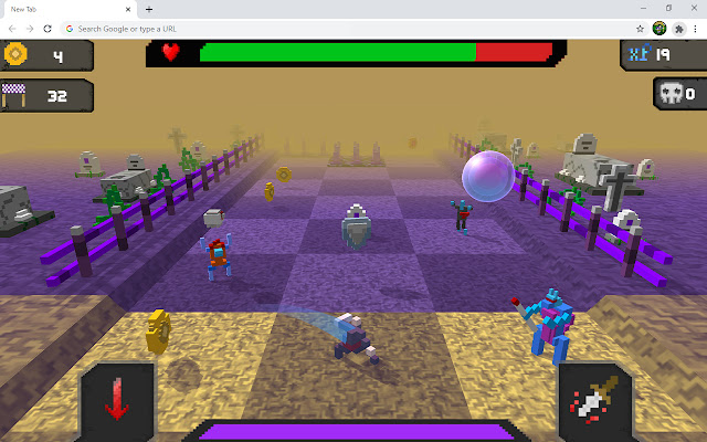 Flippy Hero Adventure Game chrome extension