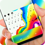 Cover Image of Tải xuống Colorful Background Keyboard Theme for Oppo R11 10001003 APK