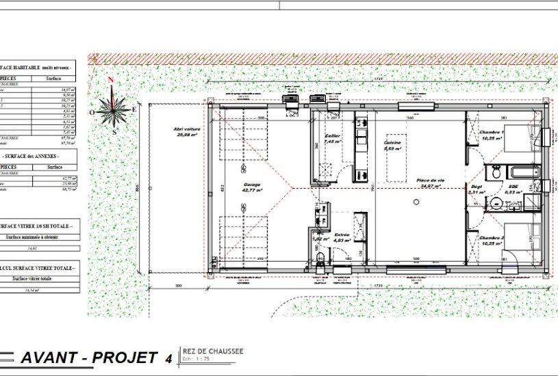  Vente Terrain + Maison - Terrain : 848m² - Maison : 80m² à Marsac (16570) 