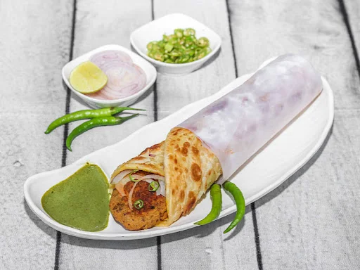 Mutton Shami Kebab Roll