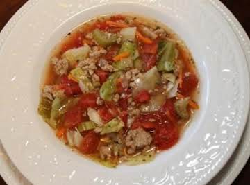 Cabbage Roll Soup with Turkey