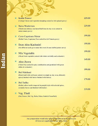 Hotel Imperial Blue menu 2