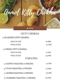 Anmol Litty Chokha menu 1