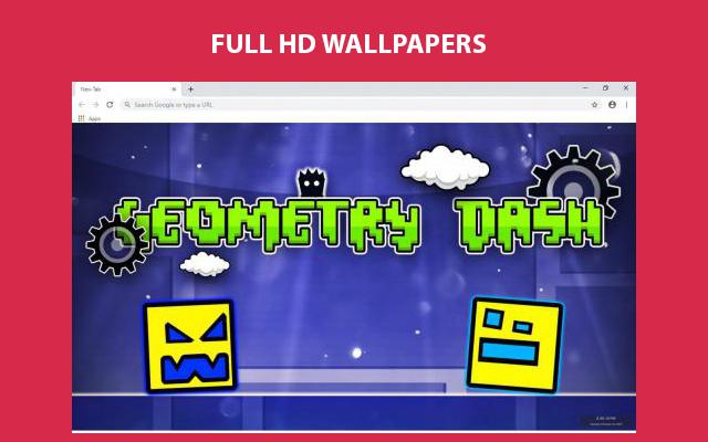 Geometry Dash HD Wallpapers chrome extension