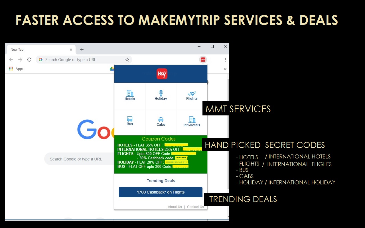 MakeMyTrip Browser Buddy Preview image 2