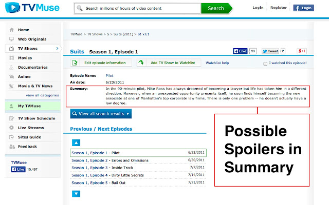 TVMuse Comment Blocker