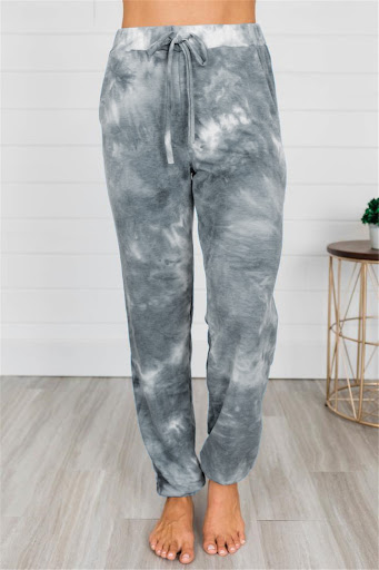 Title 2, Womens Tie-dye Print Small Feet Lantern Casual...