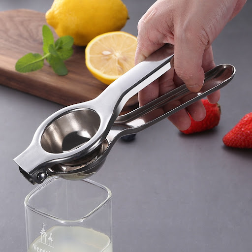 Title 1, Stainless Steel Manual Lemon Juicer Orange Juic...