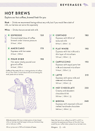 Suchali's Artisan Bakehouse menu 1