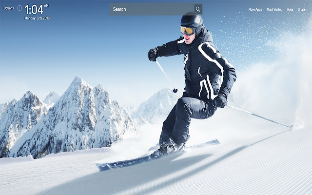 Ski Wallpapers NewTab Theme