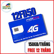 (Free 12T) Sim 4G Mobifone Ed60 - 12Fd50 - Mdt250A Miễn Phí 12 Tháng Xài Thả Ga Không Lo Về Giá - Sim Ngọc Mai