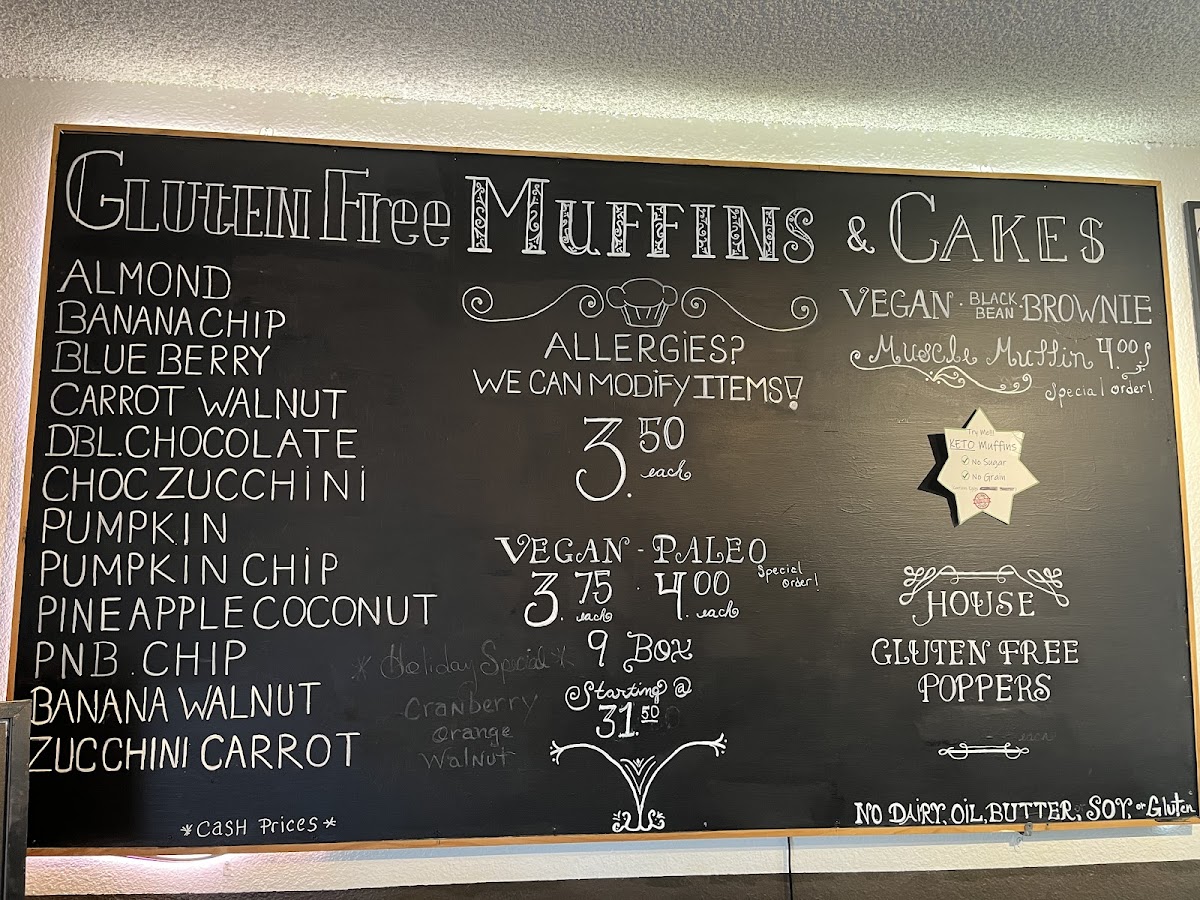 menu board as of 7/31/23