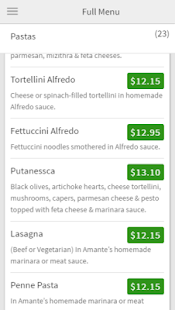 Free Download Amante Pizza and Pasta APK for Android