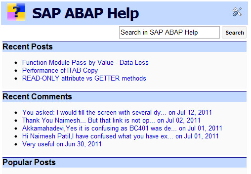 ABAP Help Blog by Naimesh Patel logo