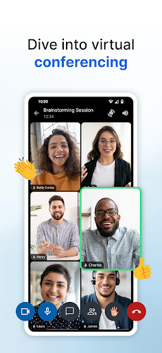 Screenshot Zoho Meeting - Online Meetings