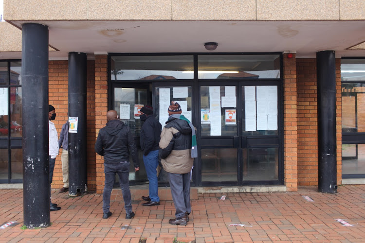 A handful of people were turned away at the Kempton Park magistrate's court this morning. The court was closed for deep cleaning following a confirmed case of Covid-19.