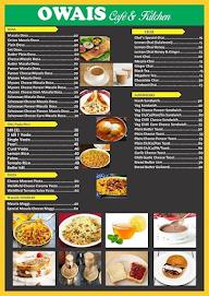 Owais Cafe & Kitchen menu 1