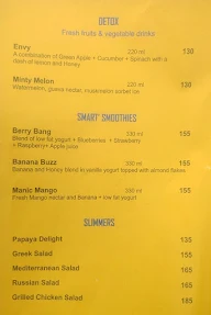 The Health Cafe menu 1