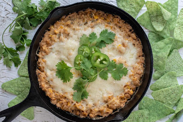 Hot Corn Dip with Cream Cheese